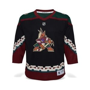 NHL AUTHENTIC PHOENIX COYOTES ARIZONA CACHINA BLACK HOCKEY JERSEY Size L/XL